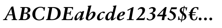 Sabon® eText Bold Italic