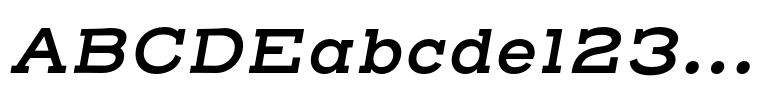 Henderson Slab Semi Bold Italic