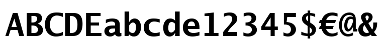 Lucida® Sans Typewriter Bold