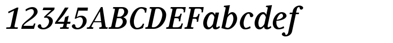 Generis® Serif Bold Italic