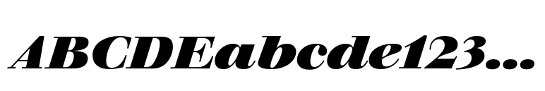 Walbaum 18pt ExtraBold Italic