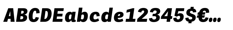 Adelle Mono Extrabold Italic