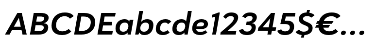 Haboro Sans Ext Bold Italic