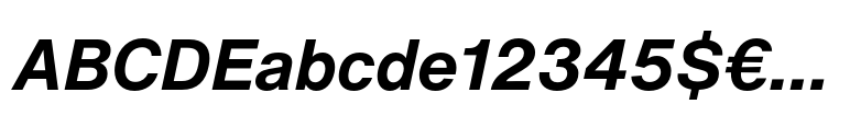 Helvetica Now® Text Bold Italic