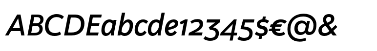 Aestetico Formal Medium Italic