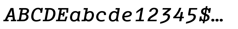 Blackbox Mono™ Serif Bold Italic