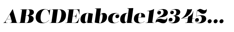 Encorpada Classic ExtraBold Italic