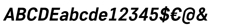 Core Sans D 55 Bold Italic