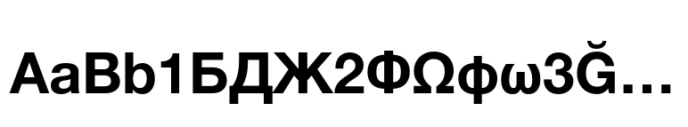 Neue Helvetica® World 75 Bold