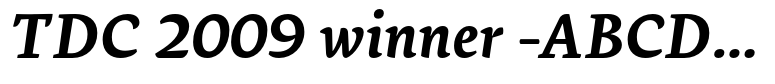 Ginkgo™ Bold Italic