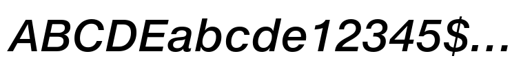 Neue Helvetica® eText 66 Medium Italic