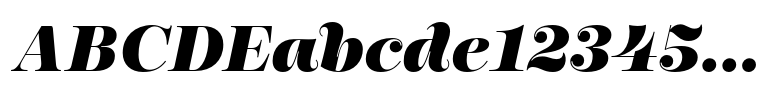 Encorpada Essential Extra Bold Italic
