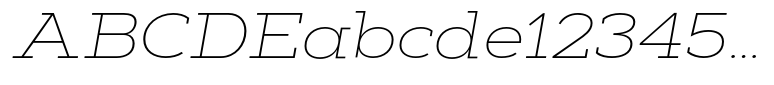 Artegra Slab Extended Thin Italic