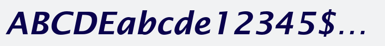 Lucida® Sans Bold Italic