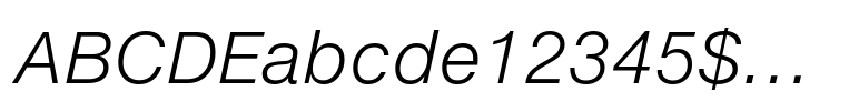 Neue Helvetica® eText 46 Light Italic