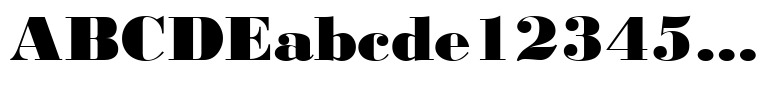 Bodoni Extra Bold Wide