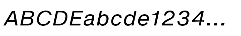 Helvetica® Now Micro Italic