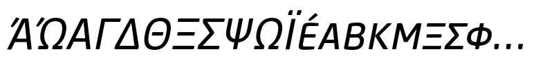 Core Sans M SC 45 Regular Italic