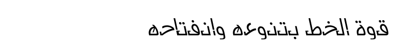 Raqmi Monoshape Light Italic