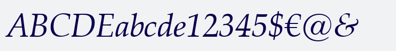 Zapf Calligraphic 801 Italic