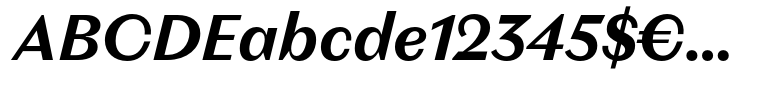 Magnat Text SemiBold Italic