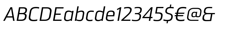 Ranelte™ Extended Regular Italic