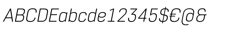 Core Sans R 25 Light Italic