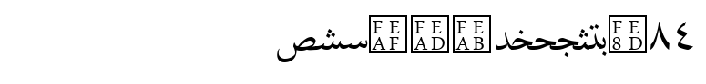 Arabic Typesetting Family