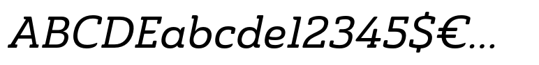 Ainslie Slab™ Medium Italic
