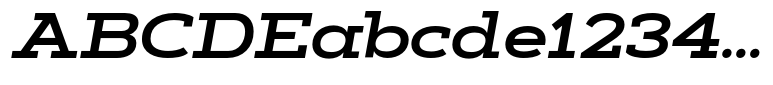 Artegra Slab Extended SemiBold Italic