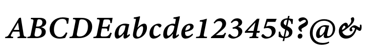 Minion 3 Caption Semibold Italic