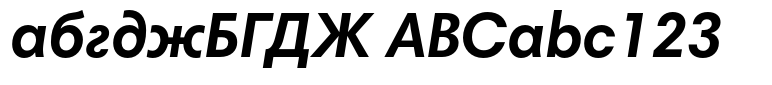 Harmonia Sans™ Cyrillic Bold Italic
