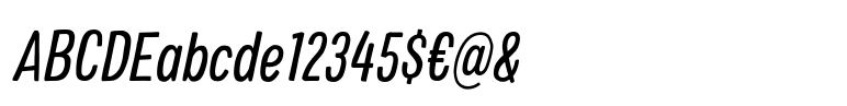Colby Condensed Regular Italic