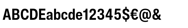 Helvetica® Now Text Condensed Bold