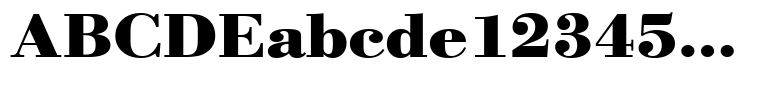 Bodoni Bold Extra Wide