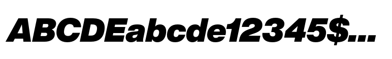 Helvetica Now® Display ExtraBlack Italic