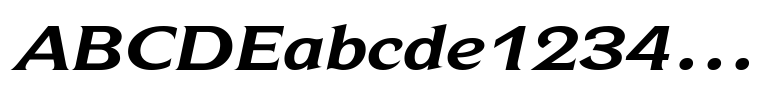 Beaufort Extended Bold Italic