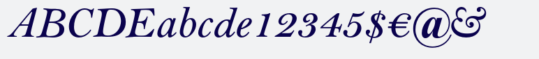 Bell® MT Semibold Italic