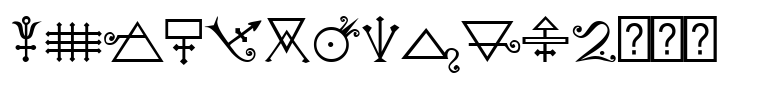 Alchemy Symbols Family