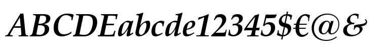 Zapf Calligraphic 801 Bold Italic