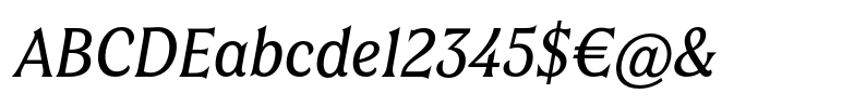 Valeson Extended Regular Italic