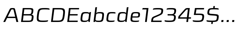 Sica Expanded Regular Italic