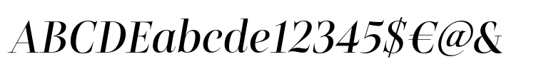 Belda Didone Extended Medium Italic