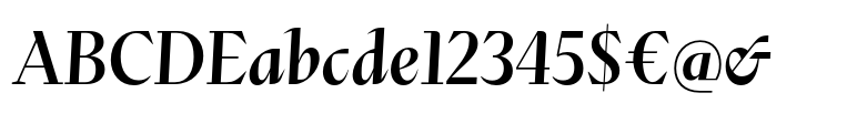 Abstract Medium Italic