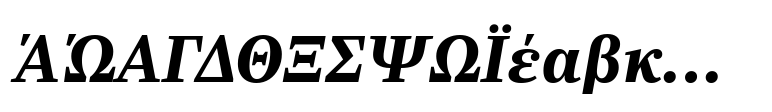 Ysobel™ eText Bold Italic