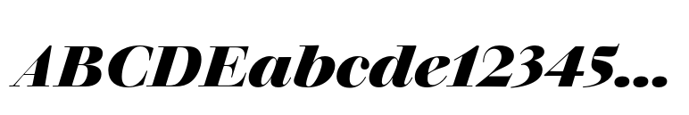 Walbaum 60pt Bold Italic
