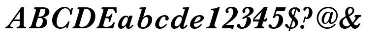 Baskerville No. 2 Semi Bold Italic