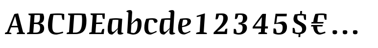 Quador Display SemiBold Italic