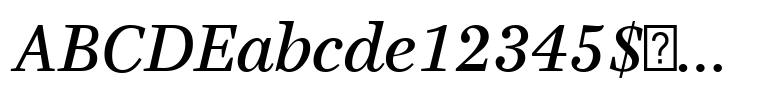 Claridge™ Italic