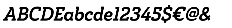 Ainslie Slab™ Cond Bold Italic